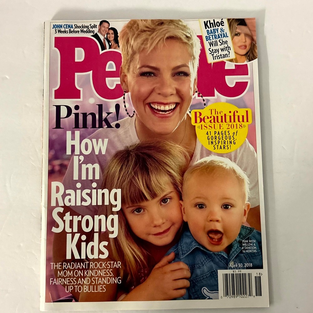 People Magazine Apr 30 2018 Pink Beautiful Issue John Cena Kardashians